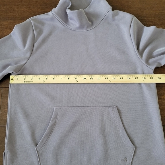 Under Armour Fleece Mock Neck Mirage Pullover Sweatshirt Women's Size S Purple - Picture 10 of 12
